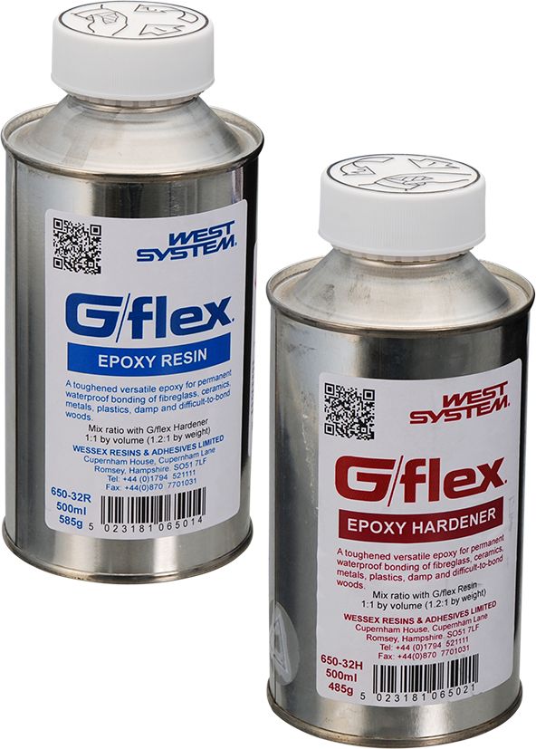 WEST-SYSTEM G/FLEX 650 set resin & hardener