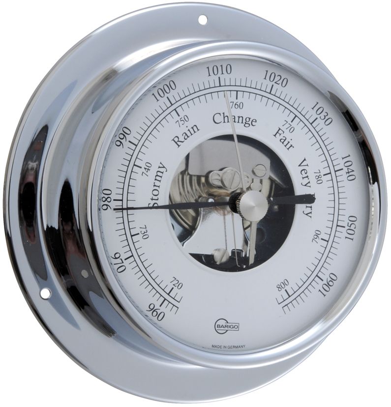 BARIGO SKY barometer in chrome-plated brass
