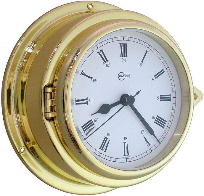 Quartz clock BARIGO YACHT Roman dial