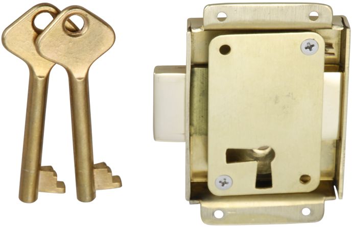 Cupboard rim lock
