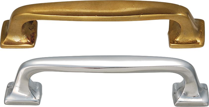 Brass grab handle