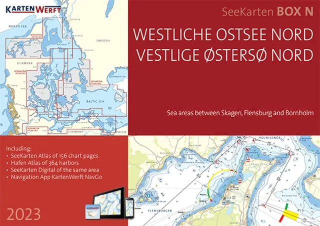 KARTENWERFT SeaChart Box Western Baltic Sea | TOPLICHT