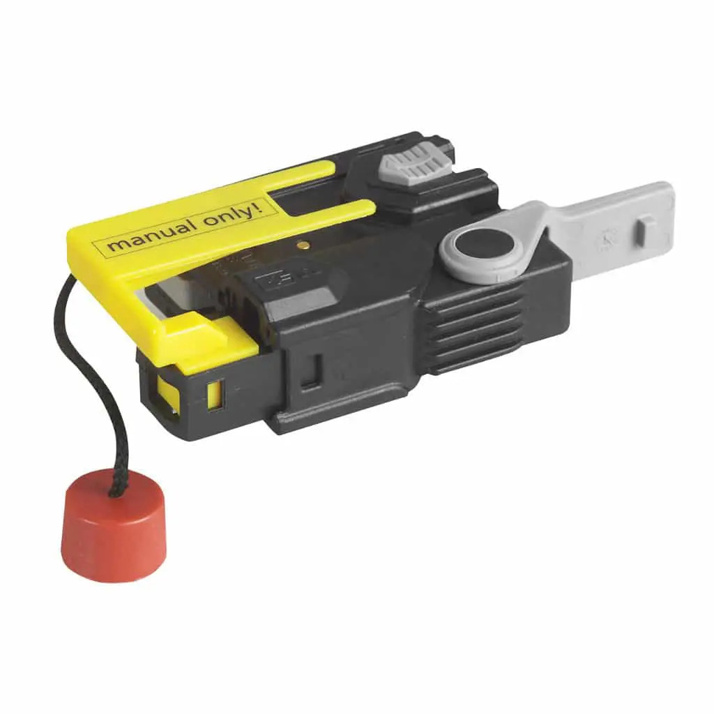 Manual override for SECUMAR life vests