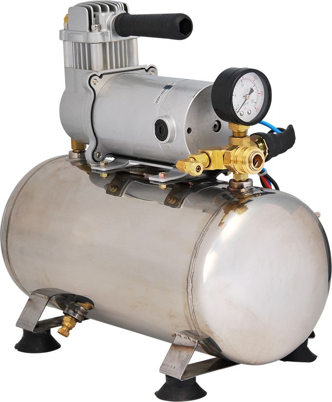 MARCO M3 Compressor with stainless steel storage tank