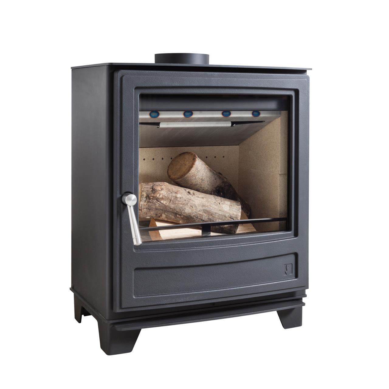 ARADA solid fuel stove ECOBURN 5 WIDESCREEN black 4,9kW