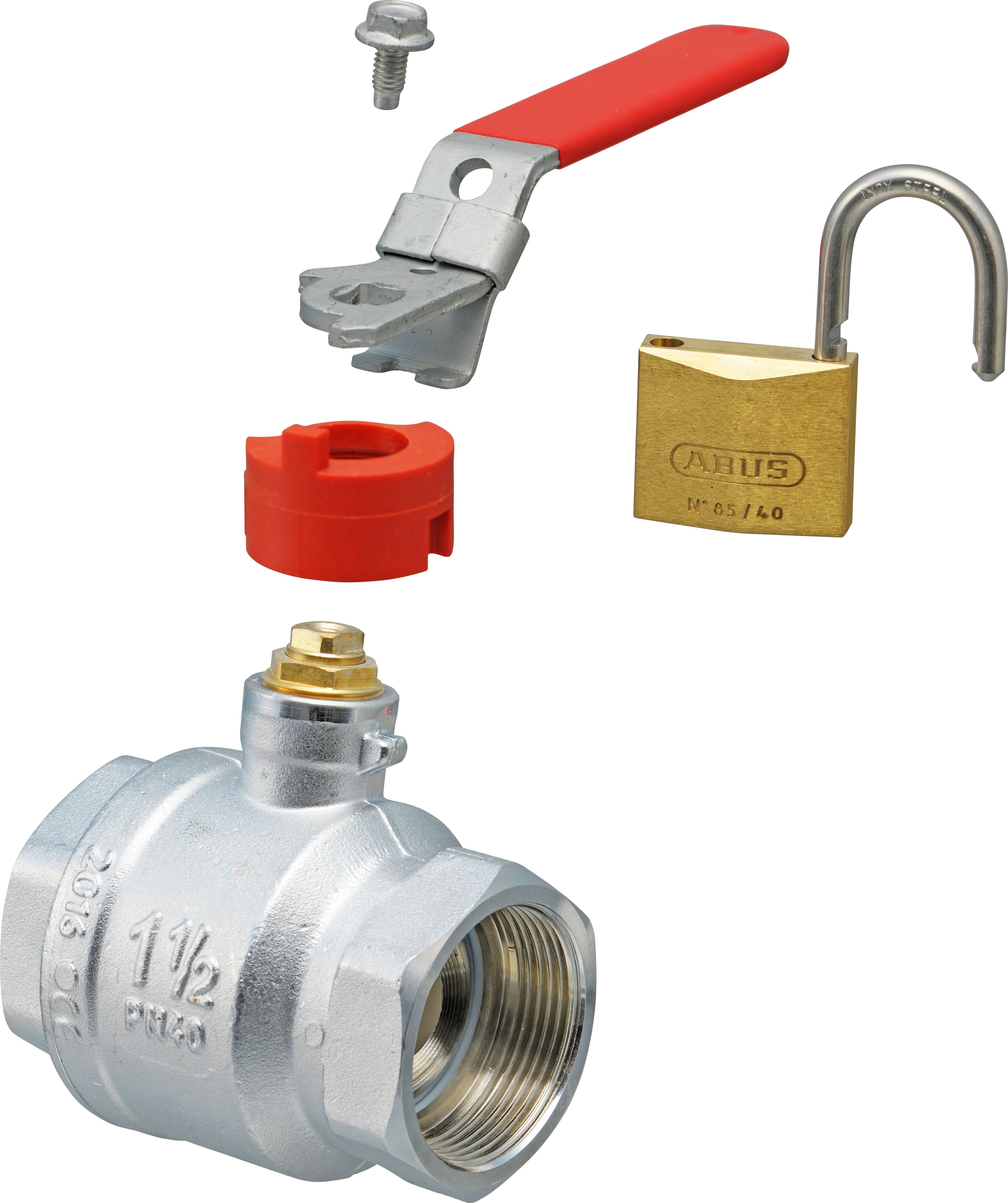 Lockable handle for ball valve VIR