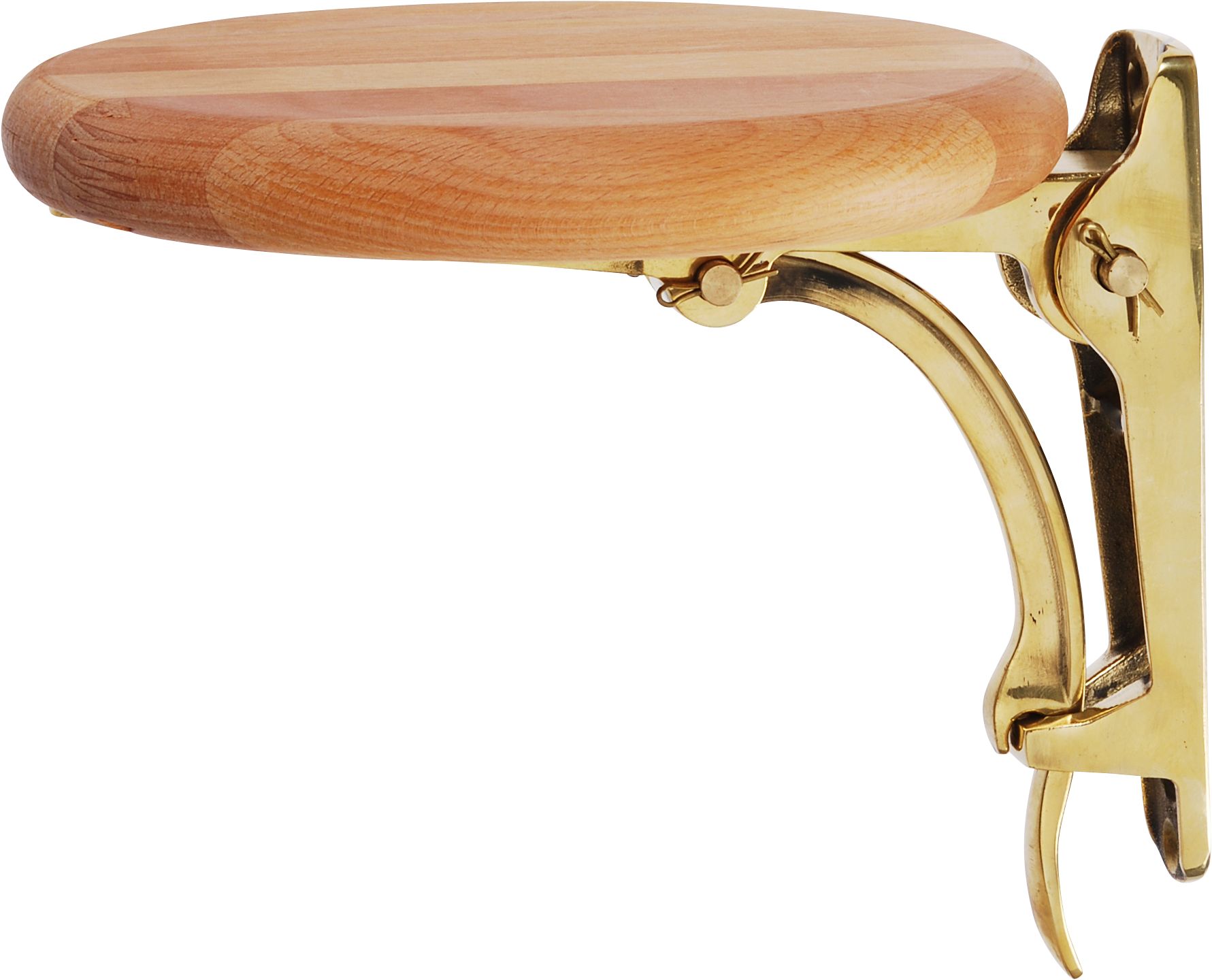 Helmsman's folding seat