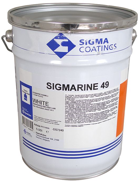 SIGMARINE 49 white enamel