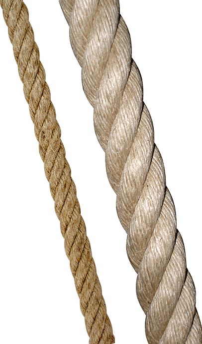 Hemp rope, per metre