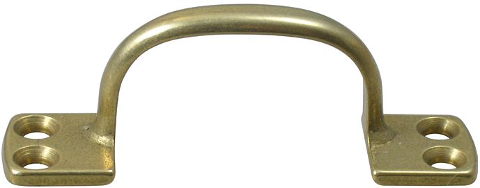 Brass grab handle
