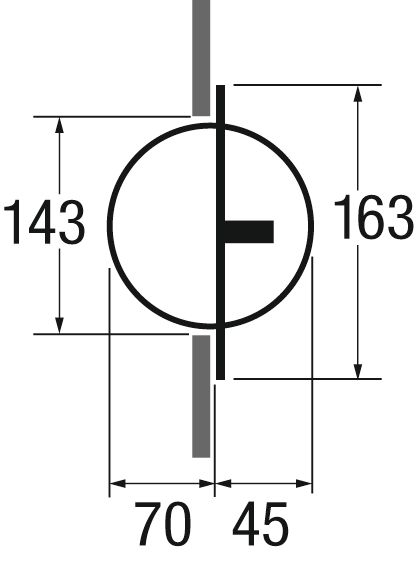 CASSENS & PLATH IOTA/1 Flush mount globe compass