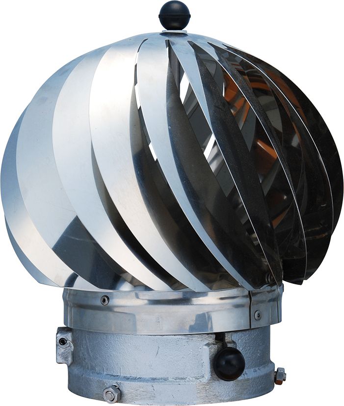 Rotary ventilator ASPIROMATIC stainless steel