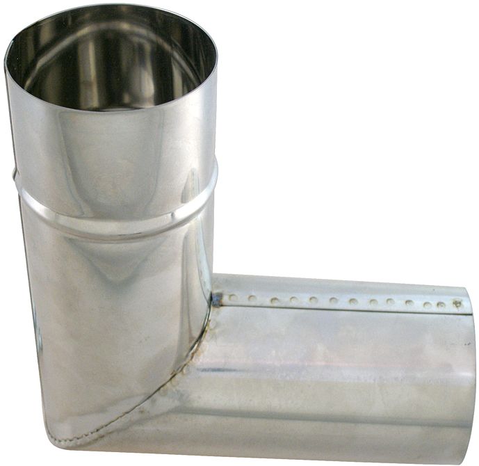 Flue pipe elbow 90° REFLEKS