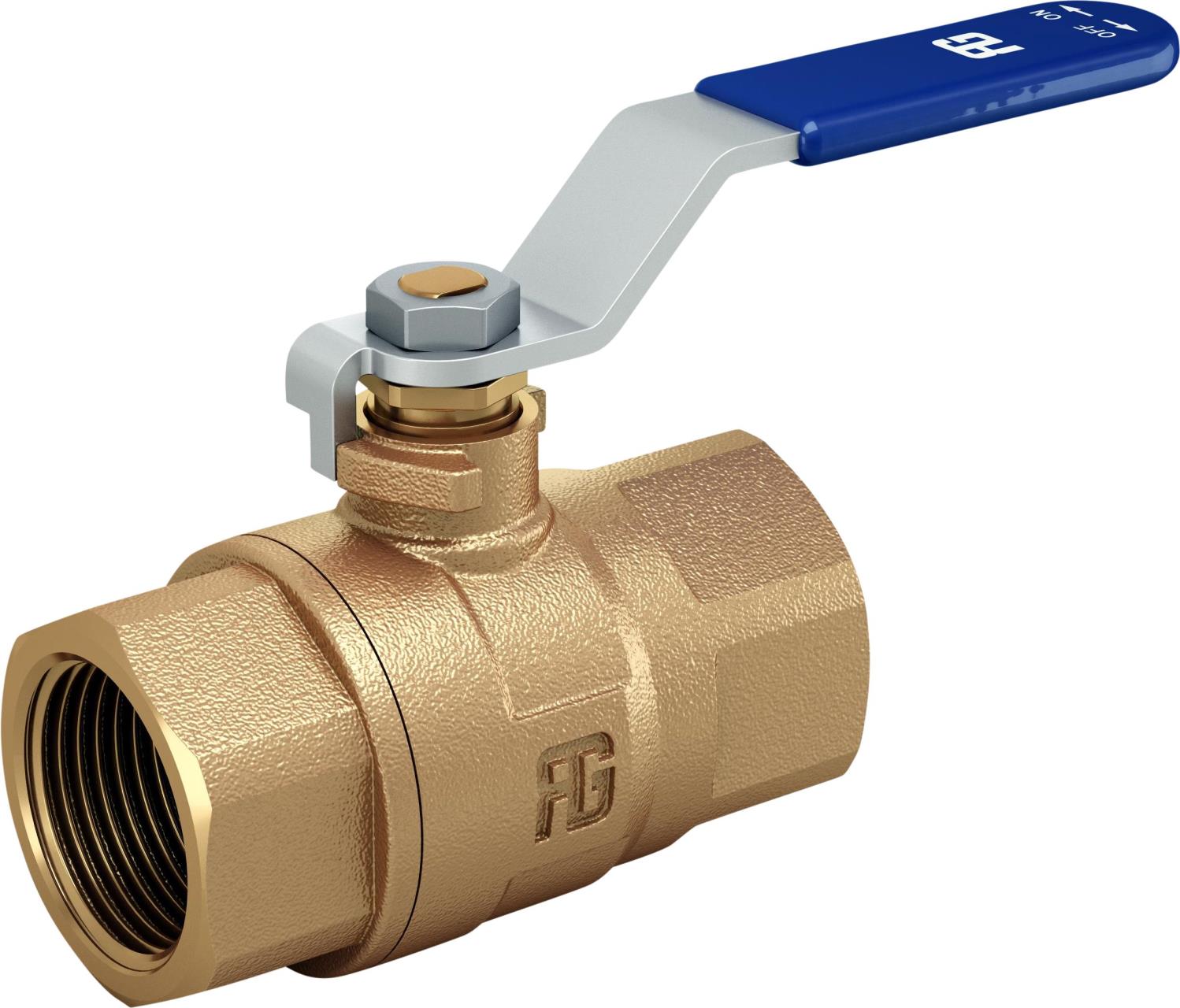 GUIDI Ball Valve Bronze with hard chrome plated brass ball