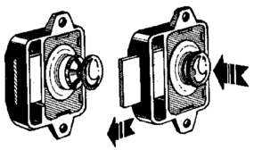Puch-button latch