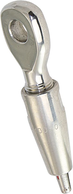 Swageless eye terminal HI-MOD