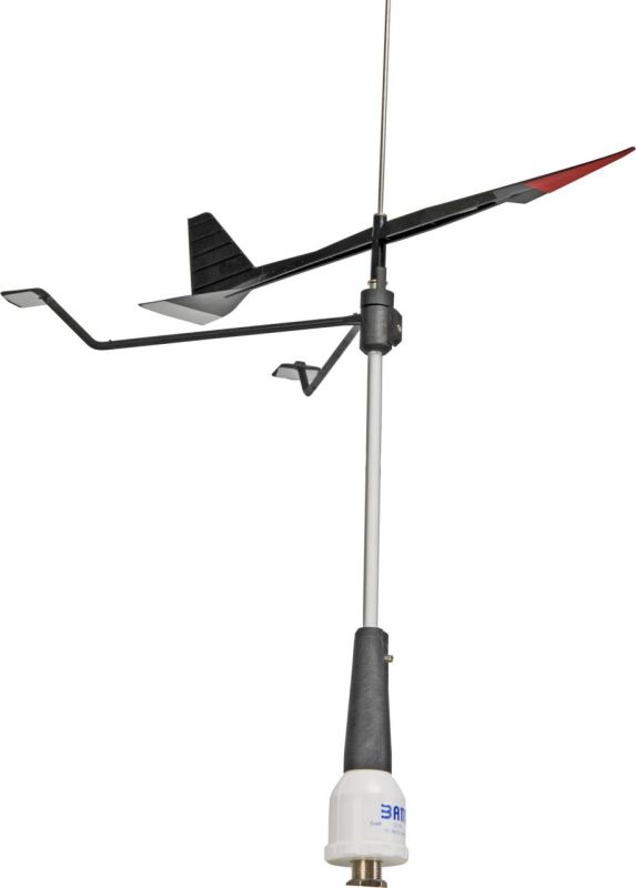 Antenne VHF Banten Spark 1,5m Pour Bateau - Kit Complet Avec Câble 5m Et Support - 25W Max
